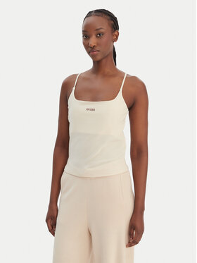 Guess Guess Top V6GP18 K3470 Écru Regular Fit
