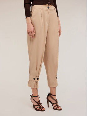 Motivi Motivi Spodnie materiałowe P003Q003966N002 Écru Boy Fit