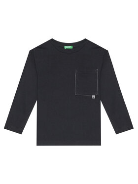 United Colors Of Benetton United Colors Of Benetton Bluzka 3I1XC10QS Czarny Regular Fit