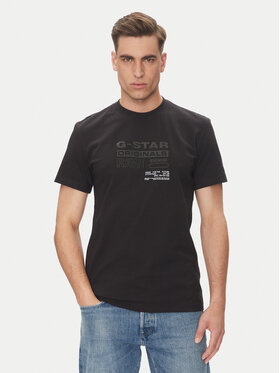 G-Star Raw G-Star Raw T-krekls Originals D26044-C336 Melns Regular Fit