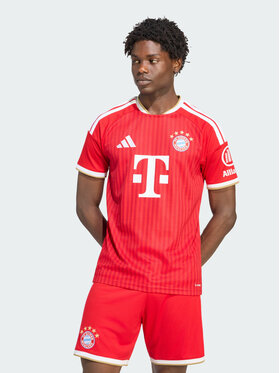 adidas adidas Koszulka techniczna 168870 Czerwony Slim Fit