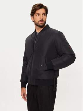 AFTER LABEL AFTER LABEL Geacă bomber Francoforte A00005 Negru Regular Fit