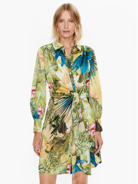 Marciano Guess Marciano Guess Rochie tip cămașă Sanctuary 3GGK86 7099Z Verde Regular Fit