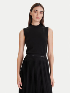 Calvin Klein Calvin Klein Top LV044D316G Schwarz Slim Fit