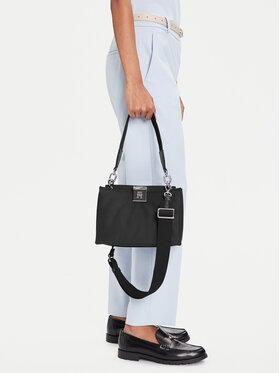 Tommy Hilfiger Tommy Hilfiger Soma Th Her Med Satchel Nylon Sv AW0AW18200 Melns
