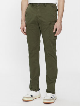 Napapijri Napapijri Stoffhose Yasuni NP0A4H1G Grün Regular Fit