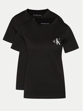 Calvin Klein Jeans Calvin Klein Jeans Póló szett J20J219734 Fekete Slim Fit