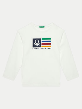United Colors Of Benetton United Colors Of Benetton Μπλουζάκι 3I1XG10F2 Λευκό Regular Fit