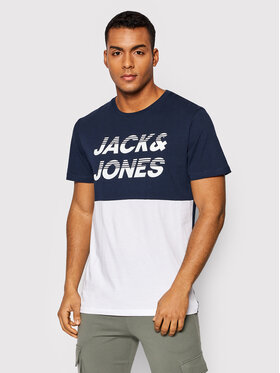 Jack&Jones Jack&Jones T-Shirt Break 12200211 Granatowy Regular Fit