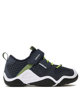 Geox Geox Sneakersy J Wader B. A J3530A 01450 C0749 S Granatowy