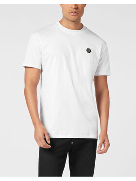 PHILIPP PLEIN PHILIPP PLEIN T-Shirt 26249 Biały Regular Fit