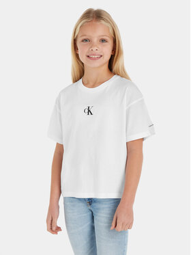 Calvin Klein Jeans Calvin Klein Jeans T-shirt IG0IG02136 Bijela Boxy Fit