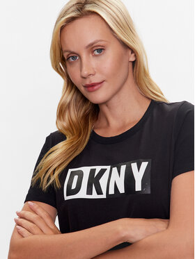 DKNY Sport Vsakodnevna Obleka DP2D4261 Črna Classic Fit