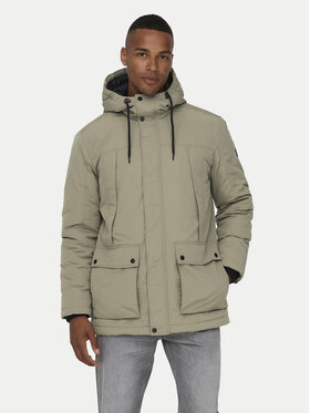 Only & Sons Only & Sons Parka Jayden 22022654 Beżowy Regular Fit