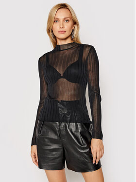 Guess Guess Пуловер Anastasie W1YR85 Z2V30 Черен Slim Fit