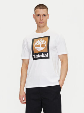 Timberland Timberland T-Shirt TB0A5QS2 Biały Regular Fit
