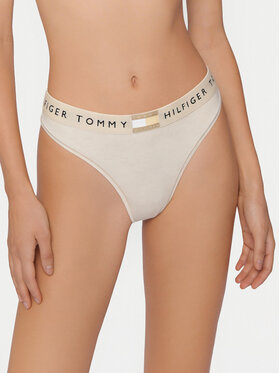 Tommy Hilfiger Tommy Hilfiger Tanga UW0UW06039 Bézs