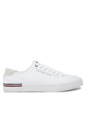 Tommy Hilfiger Tommy Hilfiger Tenniskingad Core Corporate Vulc Canvas FM0FM05398 Valge