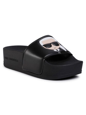 KARL LAGERFELD KARL LAGERFELD Klapki KL80805 Czarny
