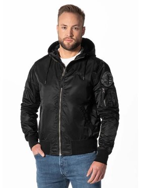 PITBULL PITBULL Kurtka przejściowa Kurtka Czarny Regular Fit