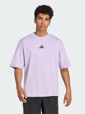 adidas adidas Koszulka techniczna PrimeLift Workout Oversize Tee Fioletowy Oversize