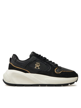 Tommy Hilfiger Tommy Hilfiger Sneakersy Chunky Fashion Runner FW0FW08129 Czarny