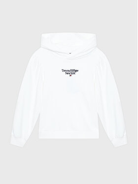 Tommy Hilfiger Tommy Hilfiger Bluza Graphic KG0KG07046 D Biały Regular Fit