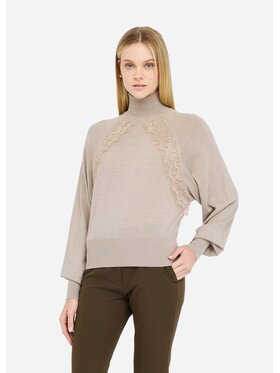 Liu Jo Liu Jo Maglione CF5326MA82O02158 Beige Regular Fit