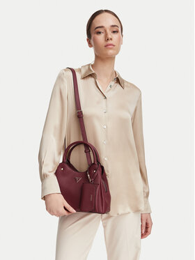 Guess Guess Дамска чанта Lorella HWBG23 06220 Бордо