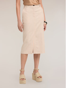 Motivi Motivi Gonna midi 1033Q001201N0R2 Crema Regular Fit