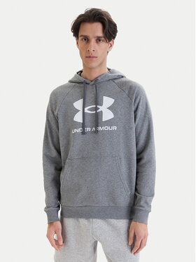 Under Armour Under Armour Bluză Ua Rival Fleece Logo 1379758 Gri Loose Fit