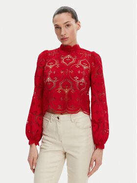 Morgan Morgan Bluzka 251-OMBRE Czerwony Regular Fit