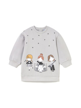 Mayoral Mayoral Трикотажна сукня 2921 Сірий Regular Fit