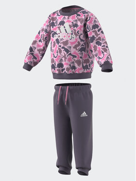adidas adidas Komplet dresowy IK8328 Różowy Regular Fit