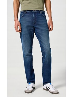 Wrangler Wrangler Jeansy River Niebieski Tapered Fit