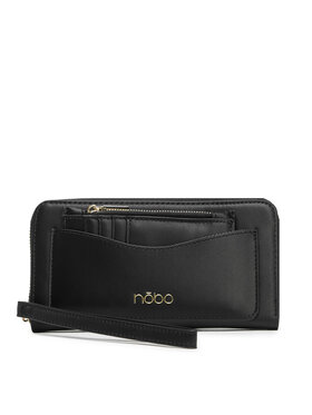 Nobo Nobo Голям дамски портфейл NPUR-R0080-C020 Черен