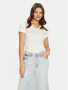 Guess Guess Póló W5RI21 J1314 Ekru Regular Fit