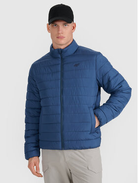 4F 4F Kurtka puchowa 4FWAW25TDJAM597-32S Niebieski Reglan Fit