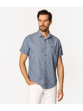 Lee Cooper Lee Cooper Koszula WILL2 1120 Niebieski Regular Fit