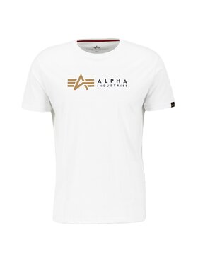 Alpha Industries Alpha Industries Tričko AI.118502-09-XXL Biela Regular Fit