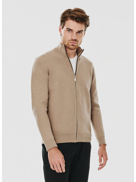 Pako Lorente Pako Lorente Sweter P24WF-2X-022 Beżowy Classic Fit