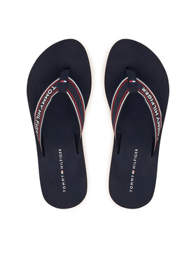 Tommy Hilfiger Tommy Hilfiger Flip flop Th Corporate Wedge Summer Sandal FW0FW09695 Bleumarin