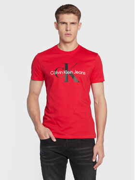 Calvin Klein Jeans Calvin Klein Jeans T-Shirt J30J320806 Czerwony Slim Fit