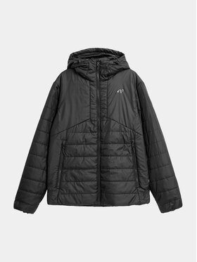 4F 4F Kurtka puchowa 4FAW23TDJAM245 Czarny Regular Fit