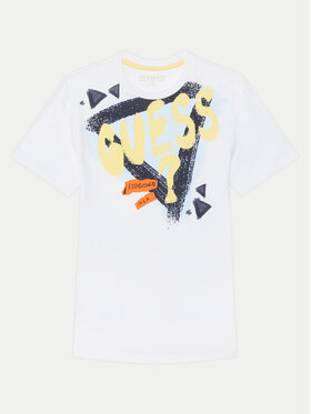 Guess Guess Tricou L5GI00 K8HM4 Alb Regular Fit