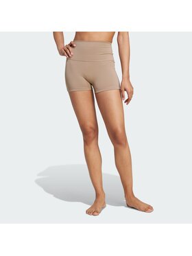 adidas adidas Szorty sportowe 152469 Brązowy Fitted Fit