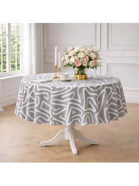 Roseberry Home Roseberry Home Obrus z abstrakcyjnym wzorem Infinity Czerwony