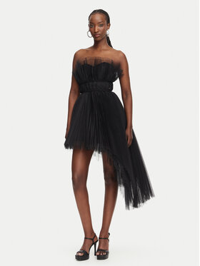 KARL LAGERFELD KARL LAGERFELD Cocktail obleka B3W13022 Črna A-Line Fit