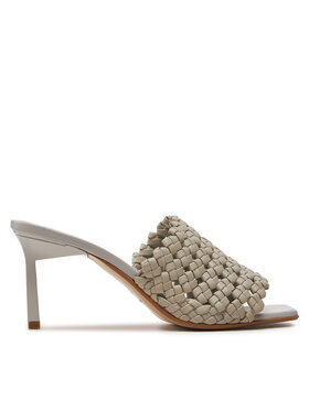 Calvin Klein Calvin Klein Şlapi Heel Mule Sandal 70 Latt HW0HW02144 Bej