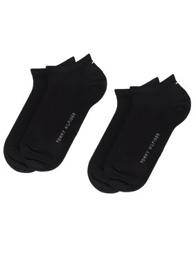 Tommy Hilfiger Tommy Hilfiger Комплект 2 чифта къси чорапи мъжки 342023001 Черен